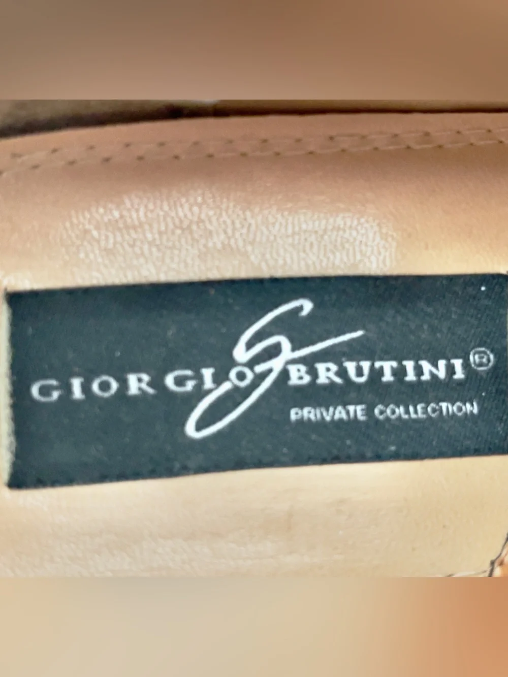 Genuine Snake Skin Giorgio Brutini Slip On Dress Shoes Loafers Men’s 10M